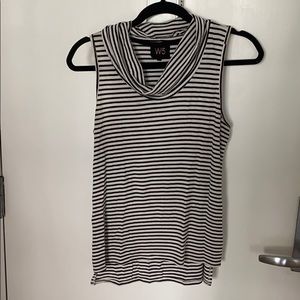 Robbed, cowl neck tank